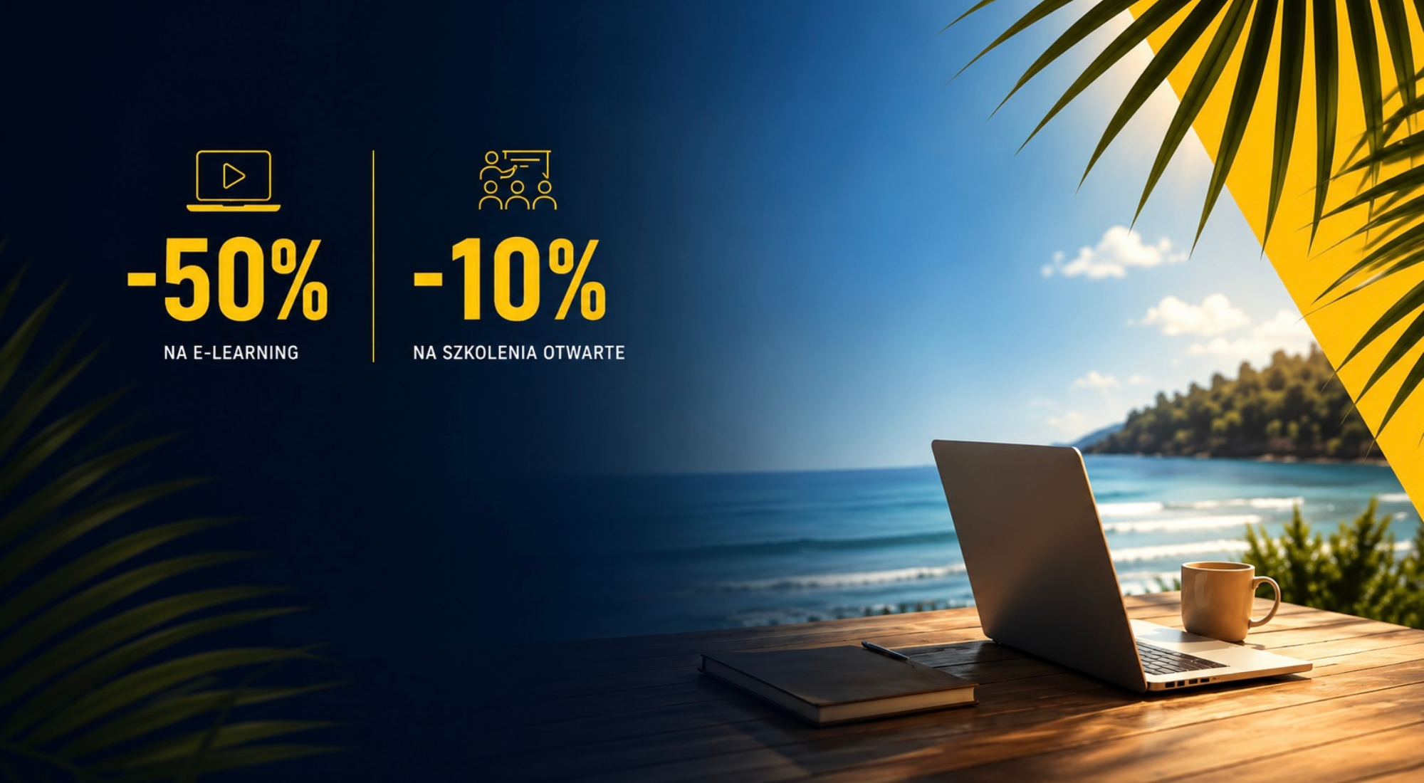 Wakacyjna promocja na szkolenia i e-learningi!